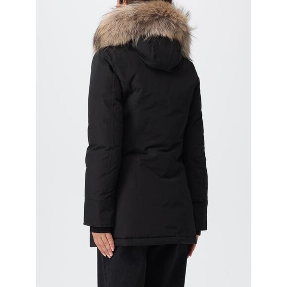 Woolrich Coat Woman Black - Picture 2 of 4
